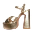 thumbnail image 3 of Sandalia de Tacón Alto 14 cm para Mujer Antonio Cavala 2907 Negro o Dorado Plataforma 4 cm dorado 25.5, 3 of 5