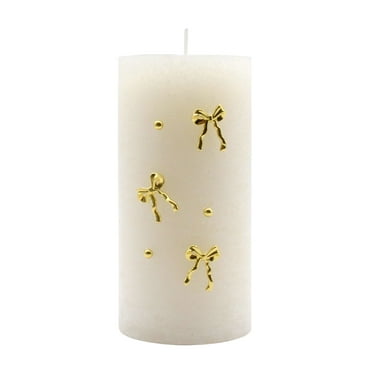 Mainstays Bow Candle Charms Set of 6 for Flute, Pillar, and Votive Scented Candles