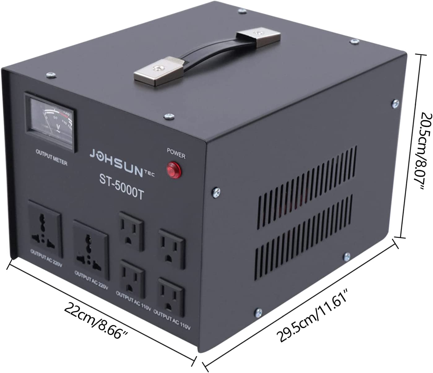 CNCEST 5000W Transformer Regulator/Stabilizer Step Up / Down 110V-220V / 220V-110V