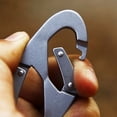 thumbnail image 4 of Aluminum Alloy Snap Clip Hook Keychain For Hiking 7Y6T Climbing Carabiner F3H2G B8M6, 4 of 8