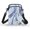 Blue Plumeria Tribal Print, variant on Psesaysky Cute Black Cat Shoulder Bag with Zipper Closure, Multi Purpose Polyester Mini Pouch for Shopping, Work and Daily Carry