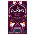 thumbnail image 3 of Pukka Organic Night Time Berry Herbal Tea Compostable Sleep Tea Bags 20's, British Import (Pack of 3), 3 of 5