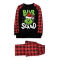 thumbnail image 1 of Pijamas Navideñas Conjunto de 2 piezas a juego Conjunto de pijamas casuales Conjunto de ropa para el hogar Kuymtek Negro*4-5 años*niño Única para Unisex, 1 of 8