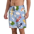 thumbnail image 2 of Balery Colorful Koi Fish Traje de Baño Estilo Hawaiano para Hombre, Shorts de Secado Rápido con Bolsillos-X-Large, 2 of 6