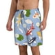 thumbnail image 2 of Balery Colorful Koi Fish Traje de Baño Estilo Hawaiano para Hombre, Shorts de Secado Rápido con Bolsillos-3X-Large, 2 of 6