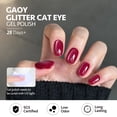 thumbnail image 4 of Esmalte de uñas GAOY Glassy Cat Eye Gel 16 ml con imán 2220 Ruby, 4 of 5