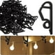 thumbnail image 3 of Paquete de 120 Clips de Luces de Navidad para Exteriores, Colgadores de Luces Navidad Resistentes una la Intemperie, para Canalones para Navidad, Vacaciones, Color Negro, 3 of 5