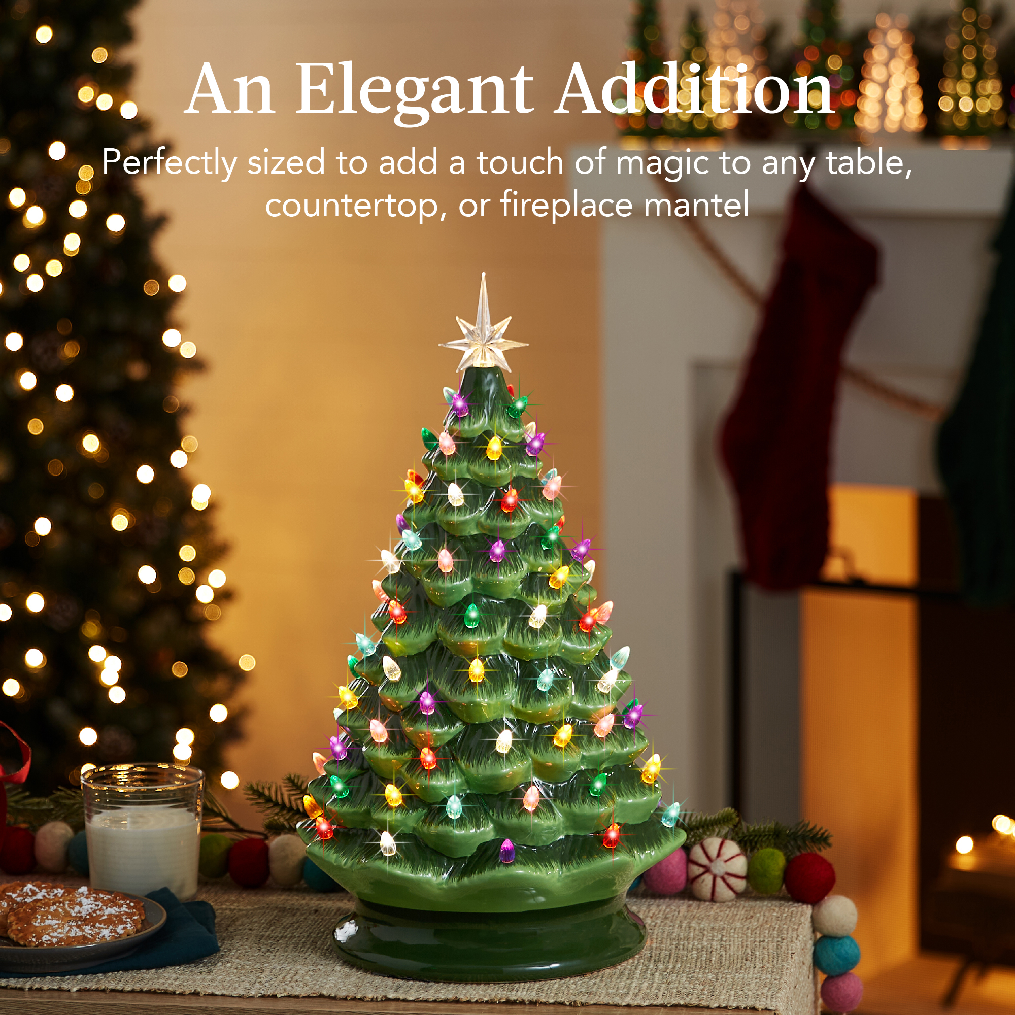 Best Choice Products 18" Ceramic Christmas Tree photo 5