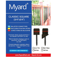 thumbnail image 2 of Myard 'O' Seal Patented Baluster Connectors with Screws for Deck Railing Handrail Patio Fence (Qty 100 for 50 Balusters, Square Line Connectors), 2 of 3