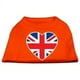 Chemise à Imprimé Coeur Drapeau Britannique Orange XXL (18) – image 1 sur 1