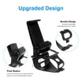 thumbnail image 3 of 2 Pack PS4 Controller Phone Clip Mount for Remote Play, Adjustable Mobile Android/iOS Smartphones Gaming Clamp Holder Stand Grip Bracket Compatible with PS4/PS4 Slim/PS4 Pro Controller, Black, 3 of 7