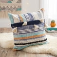 thumbnail image 2 of Ox Bay Eli 18" x 18" Coastal Striped Cotton Adult Decorative Throw Pillow, 2 of 9