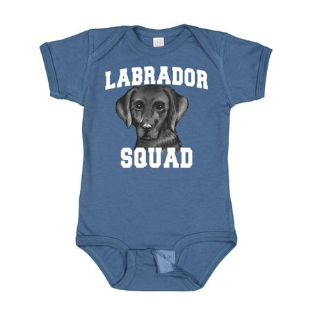 

Inktastic Dog Labrador Squad Gift Baby Boy or Baby Girl Bodysuit