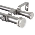 thumbnail image 2 of Rod Desyne Bun 1" Double Curtain Rod - Satin Nickel, 2 of 2
