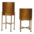 thumbnail image 2 of Tall Metal Floor Flower Planter Holder with Stand, Modern Decorative Floor Flower Holder, Perfect for Your Entryway,, 2 of 5