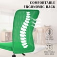 thumbnail image 5 of CL.HPAHKL Mesh Office Desk Chair Armless Computer Chair, Adjustable Rolling Task Work Swivel Chairs with Wheels, Ergonomic PC Chair for Small Spaces Home Bedroom Study, Green, 5 of 5