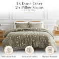 thumbnail image 2 of Secret Meadow Printed Duvet Cover Set by SouthShore Fine Linens, 2 of 9