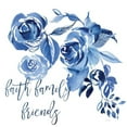 thumbnail image 2 of Rice, Kristy 15x15 White Modern Wood Framed Museum Art Print Titled - Delft Delight IV Faith, 2 of 4