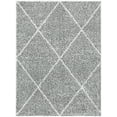 thumbnail image 2 of Well Woven Celeste Aviero Modern Shag Moroccan Grey Thick 5'3" x 7'3" Area Rug, 2 of 7