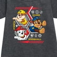 thumbnail image 2 of Paw Patrol - Chase Rubble Marshall Hexagons - Toddler & Youth Girls Fleece Dress, 2 of 5
