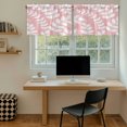 thumbnail image 6 of Pink Leaves Tier Curtains 36 Inch Length, Farmhouse Botanical Leaf Branch Vintage Modern Cafe Short Curtains for Bathroom Over Sink, Small Kitchen Curtain Light Filtering Drapes 2 Panels 27.5"Wx36"L, 6 of 9