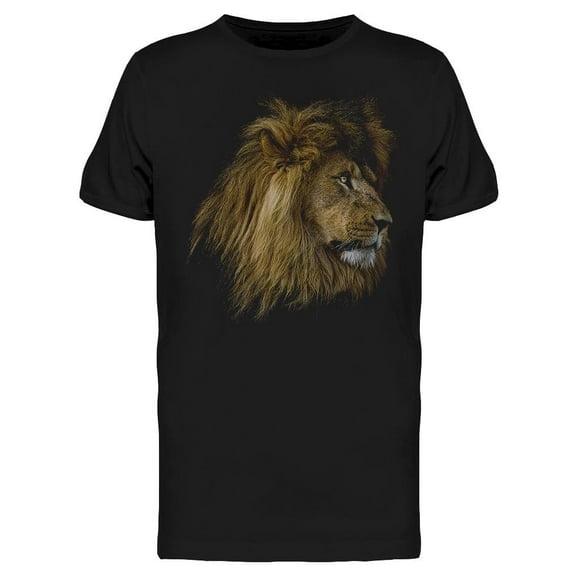 Adult Lion Face Close Up T-Shirt Men -Image by Shutterstock, Male XX-Large