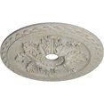 thumbnail image 3 of Ekena Millwork 23 5/8"OD x 3"ID x 2"P Bordeaux Deluxe Ceiling Medallion (Fits Canopies up to 4"), Hand-Painted Pot of Cream Crackle, 3 of 6