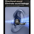 thumbnail image 4 of M100 Clip on Ear Headphones, M100 Clip Earbuds - Touch Screen Integrated Operation of 13 Functions - Remote Photo Taking/Personalized Wallpaper/Noise Reduction/Alarm Clock Etc, Co2 Clip Earbuds (B), 4 of 7