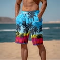 thumbnail image 3 of CHENge 6xl Swim Trunks for Men Big and Tall Retro Athletic Funny/novelty Print Quick Dry Spring Break Swim Trunks with Pockets Anti-Chafe Beach Wear, 3 of 6