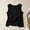 T-Black, variant on Adeawade Women Tank Tops Sleeveless Lightweight Loose Fit Camisole Top Summer Round Neck Basic Tank Blouse Basic Clothes Brown 2Xl