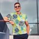 thumbnail image 4 of Fotbe Shell Clam Camiseta Polo de Golf para Hombre con Estampado – Camisa Deportiva Transpirable con Cuello Abotonado-Large, 4 of 6