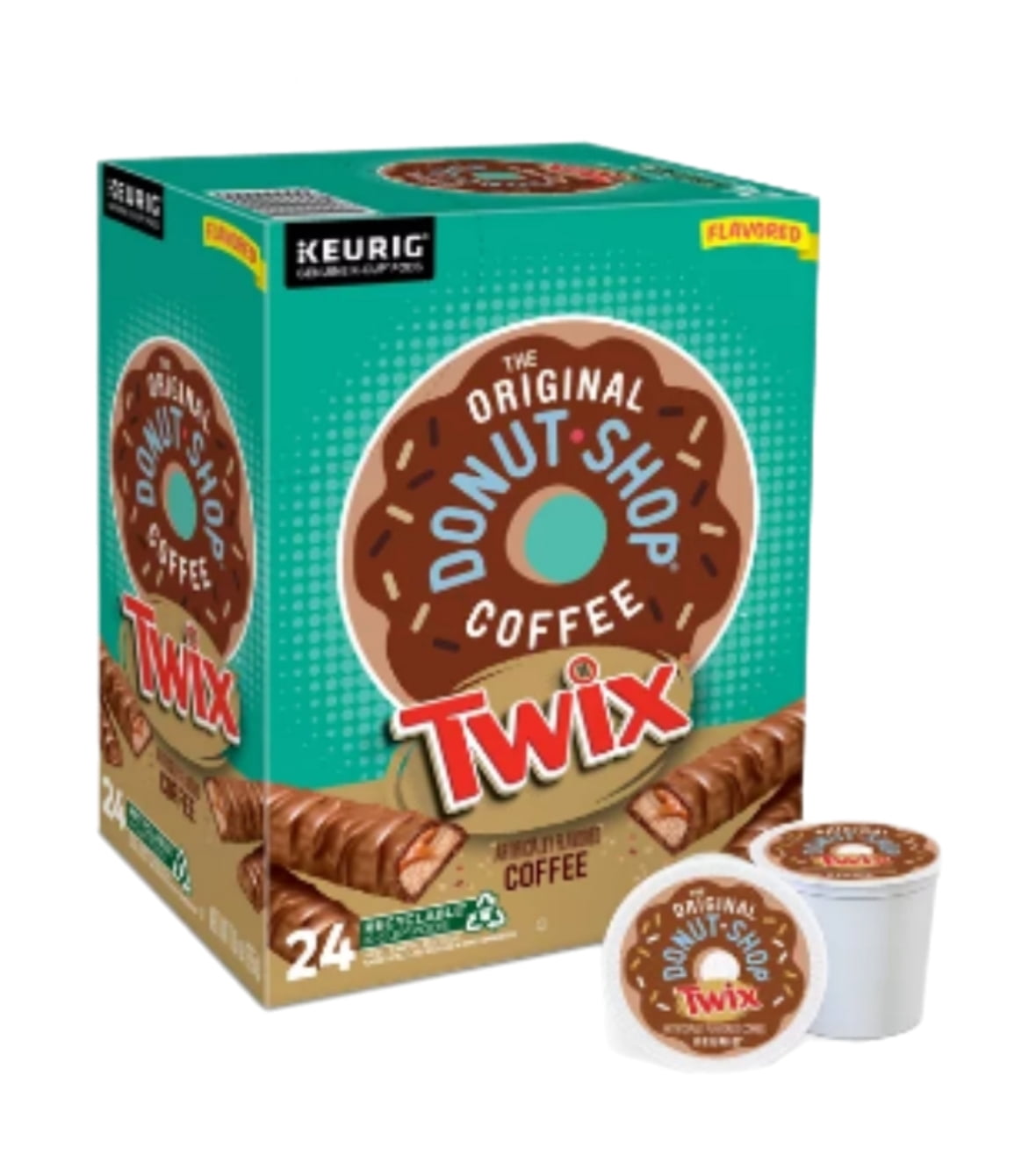 The Original Donut Shop Twix Flavored Coffee K Cups, 48 Total Pods