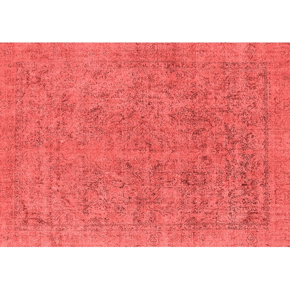 Ahgly Company Indoor Rectangle Oriental Red Industrial Area Rugs, 8' x 12'