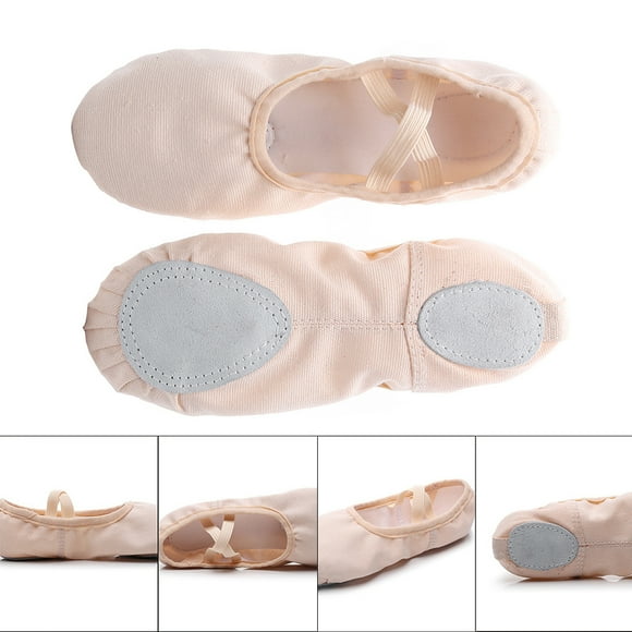 UPGRATOR Pink Cloth Ballet Shoes 1 Pair for Adult Dancers in Various Dances