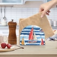 thumbnail image 2 of Yayeee Napkin Holder for Table Kitchen Paper Tissue Organization, Red Sailboats, 2 of 8