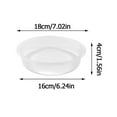 thumbnail image 7 of Outdoor Garden Hummingbird Water Dish Tray Replacement Plastic Birdbath Bowl For Wild Bird Feeding Station Drinker, 7 of 7