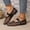 Black, variant on Closed Toe Fisherman flat sandals for women flat Slip-On Flat Arch flat sandals for women Slip-Resistant Stability Flatform Flat Heel