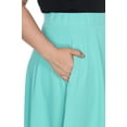 thumbnail image 3 of White Mark Jupe Midi Évasée Tasmin pour Femmes, 3 of 6