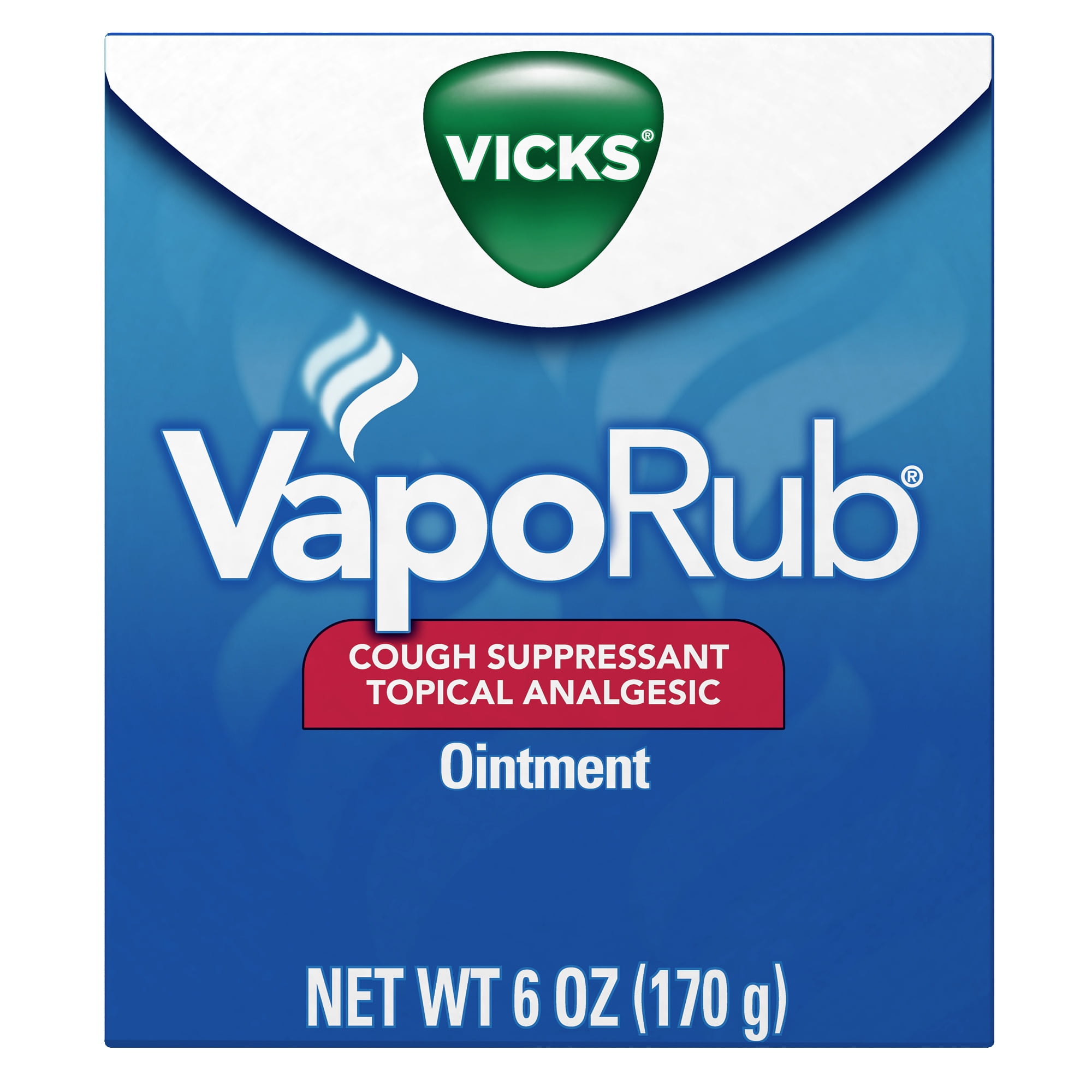 Vicks Vaporub Cough Suppressant Chest Rub Ointment Original 6 Oz  Vicks Vaporub Cough Suppressant Chest Rub Ointment Original 6 Oz