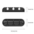 thumbnail image 3 of OULII Back to School Cables Organizer Black 2Pcs 2.5*0.8In, 3 of 4