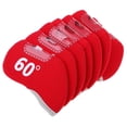 thumbnail image 5 of tredstone 7 Pièces Club de Golf Fer Putter Couvre-Tête Protecteur Ensemble Rouge, 5 of 5