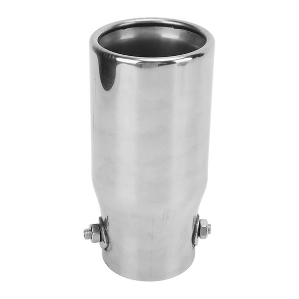 KIMISS 63mm / 2.5in Tuyau D'échappement Double Embouts D' échappement De Voiture Silencieux Embouts En Acier Inoxydable 63-76-220 Remplacement Pour La Modification Du Véhicule