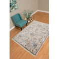 thumbnail image 2 of United Weavers 1950 10463 912 7 ft. 10 in. x 10 ft. 6 in. Monaco Moneghetti Oversize Rug, Aqua, 2 of 4
