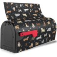 thumbnail image 2 of Cute Dogs Animals Mailbox Cover Magnetic Waterproof Mail Wraps Post Letter Box Covers for Outdoor Garden Use 21x18 in, 2 of 6