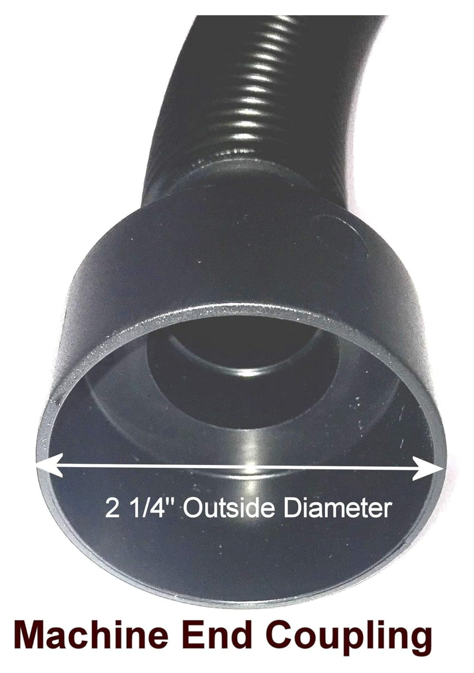 Vacuum Hose Replacement Compatible with Style Wet Dry Vacuum Cleaner - Crushproof Dust Collection Hose for Industrial and Use with Suction Control - 10' x 1-1/4"
