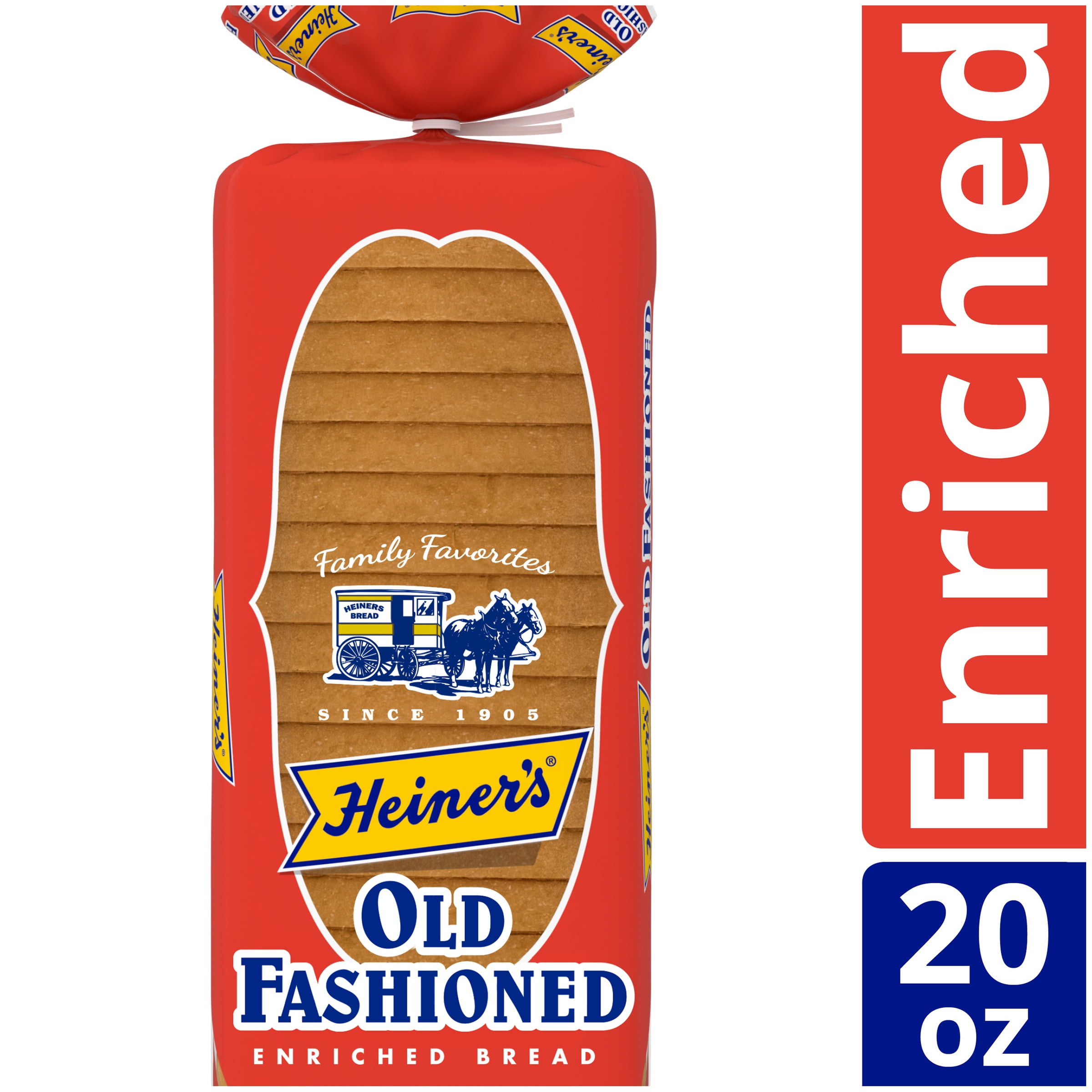 Heiner's OldFashioned Enriched Bread, Soft and Delicious Sliced Loaf
