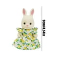 thumbnail image 2 of 3.5 Inch Flocked Animal Toys | Kids' Play Animal Figures | Pretend Play | Calico Critter Style | Mini Figurine | Collectible Gift for Student, 2 of 6