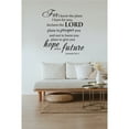 thumbnail image 2 of Jeremiah 29:11 Bible Verse Wall Decal Inspirational Christian Vinyl Art Home and Office Decor with Elegant Script Design for Living Room Bedroom Study High-Quality Easy to Apply Removable Faith, 2 of 3