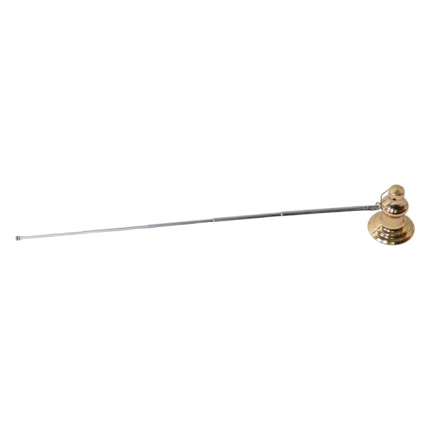 Apagavelas de metal, extintor de velas, herramienta de mango largo para velas decorativas. Oro