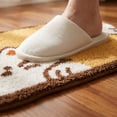 thumbnail image 5 of Cute Orange White Cat Print Doormat, Soft Absorbent Cartoon Kitten Floor Mat, Non Slip Washable Entryway Rug for Bedroom Living Room Pet Home Decor, 5 of 7